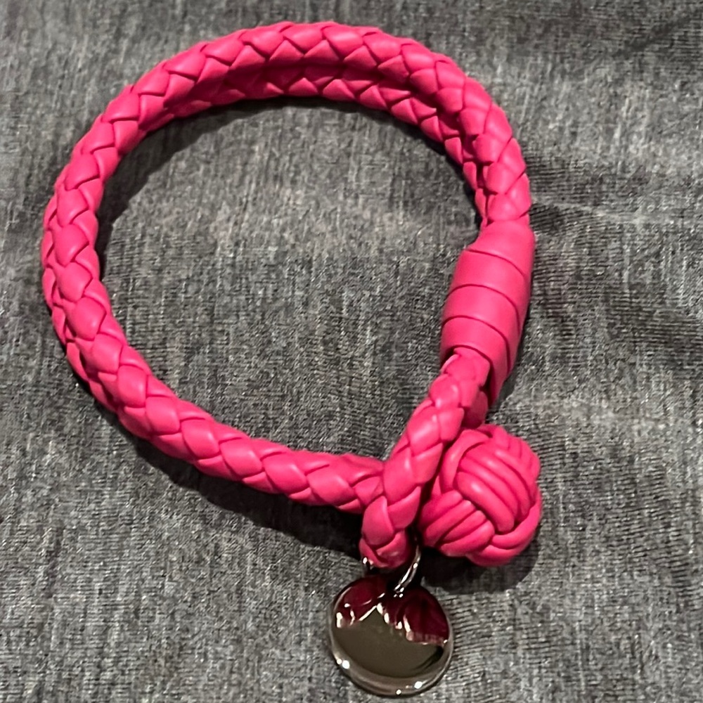 Bottega Veneta Hot Pink Bracelet